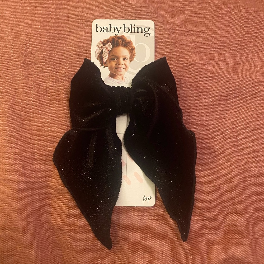 Baby Bling velvet bow
